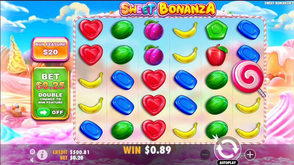 Sweet Bonanza scattered symbol
