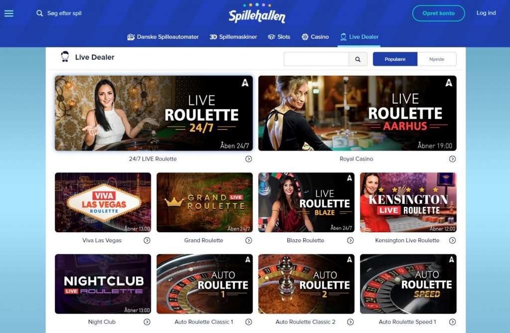 Spillehallen.dk» Få 75 kr. i bonus uden indbetaling!